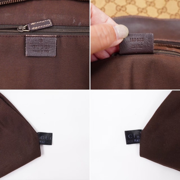 AT26❤️ Gucci GG Canvas Abbey D-Ring Hobo Handbag - Picture 12 of 13